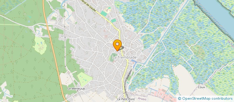 localisation de l'entreprise MONSIEUR MATHIS MENUET  LA TREMBLADE