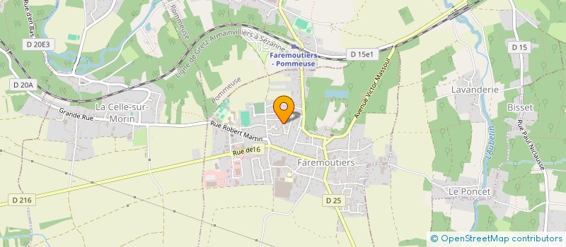 localisation de l'entreprise MONSIEUR MATHIS MERIOT  FAREMOUTIERS