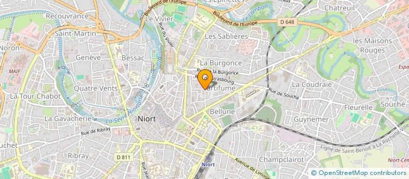 localisation de l'entreprise MONSIEUR MATHIS MEUNIER à NIORT
