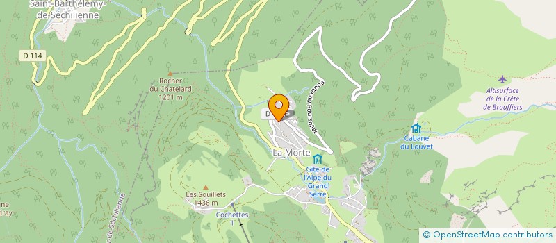 localisation de l'entreprise MONSIEUR MATHIS MORATTEL  VALLOUISE-PELVOUX