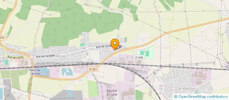 localisation de l'entreprise MONSIEUR MATHIS MOUCHARD  ALIZAY