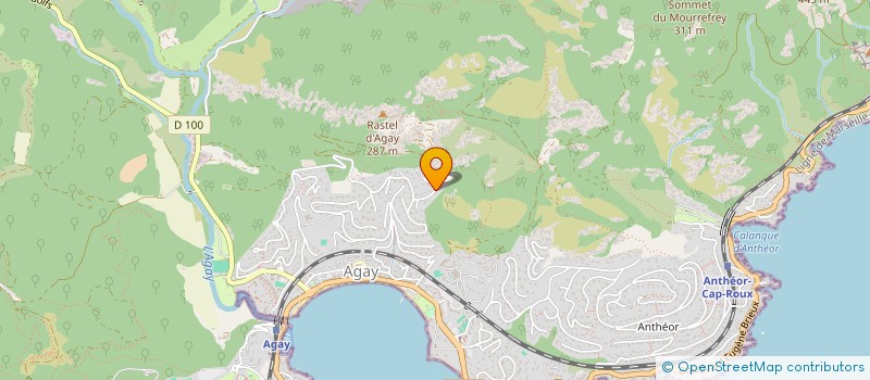 localisation de l'entreprise MONSIEUR MATHIS MOULIN  SAINT-RAPHAEL