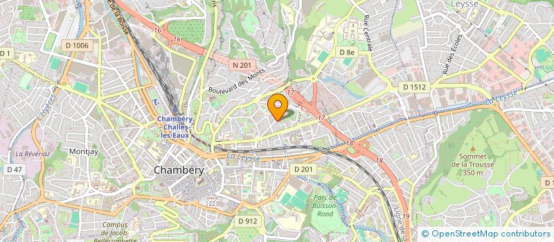 localisation de l'entreprise MONSIEUR MATHIS MUR  CHAMBERY