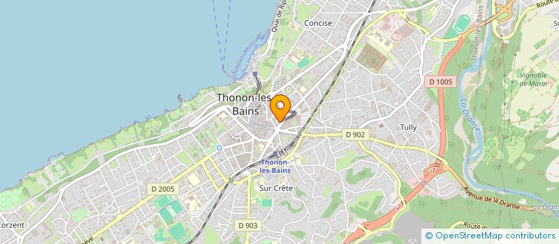 localisation de l'entreprise MONSIEUR MATHIS MUSTIERE à THONON-LES-BAINS
