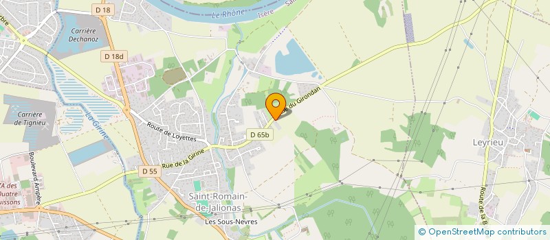 localisation de l'entreprise MONSIEUR MATHIS NEVEU  SAINT-ROMAIN-DE-JALIONAS