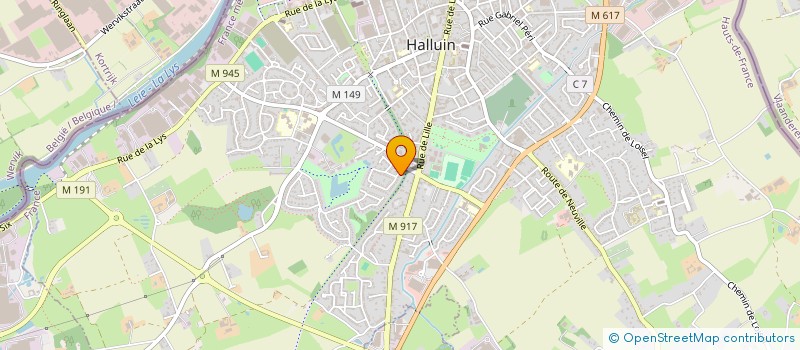 localisation de l'entreprise MONSIEUR MATHIS NOREL  HALLUIN