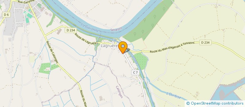 localisation de l'entreprise MONSIEUR MATHIS NUSSE  LAGRUERE