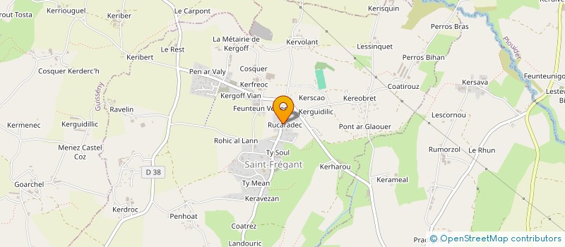 localisation de l'entreprise MONSIEUR MATHIS PALLIER  SAINT-FREGANT