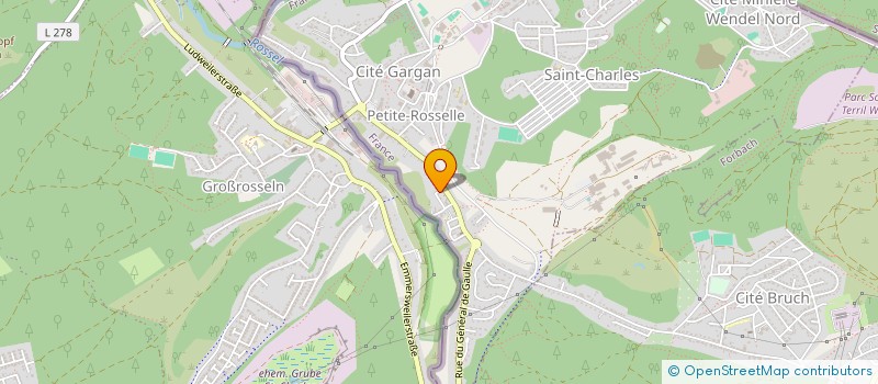 localisation de l'entreprise MONSIEUR MATHIS PANOUILLOT  PETITE-ROSSELLE