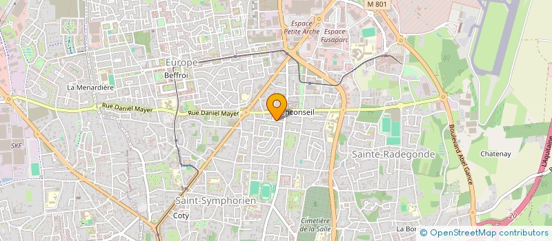 localisation de l'entreprise MONSIEUR MATHIS PAPIN  TOURS