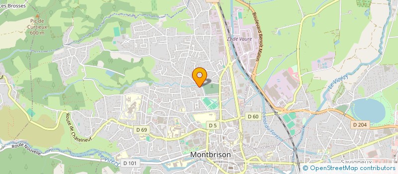 localisation de l'entreprise MONSIEUR MATHIS PARROTIN  MONTBRISON