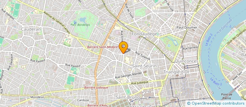 localisation de l'entreprise MONSIEUR MATHIS PASSEMARD  BORDEAUX