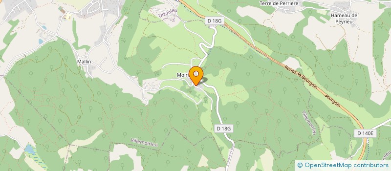 localisation de l'entreprise MONSIEUR MATHIS PIREDDA  VILLEMOIRIEU