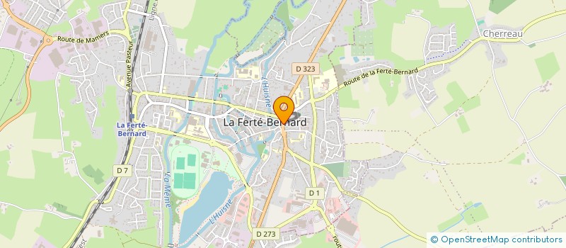 localisation de l'entreprise MONSIEUR MATHIS PLANCON  LA FERTE-BERNARD