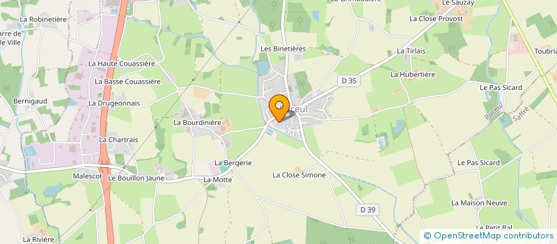 localisation de l'entreprise MONSIEUR MATHIS POISSEL  PUCEUL