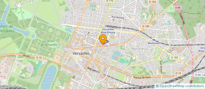 localisation de l'entreprise MONSIEUR MATHIS QUENNEHEN à VERSAILLES