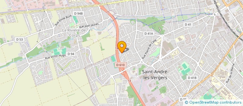 localisation de l'entreprise MONSIEUR MATHIS RACCA  SAINT-ANDRE-LES-VERGERS