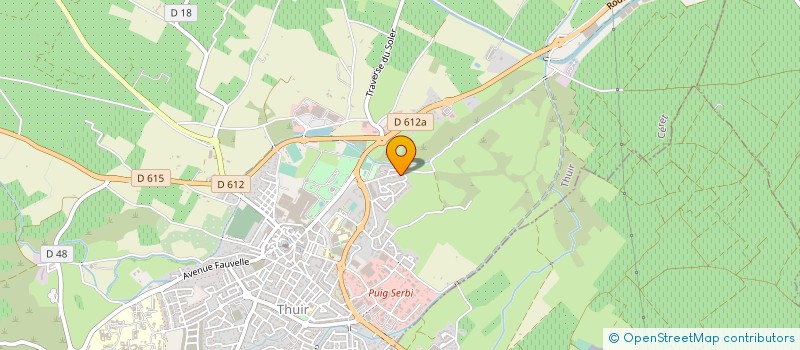 localisation de l'entreprise MONSIEUR MATHIS RESPAUT  THUIR