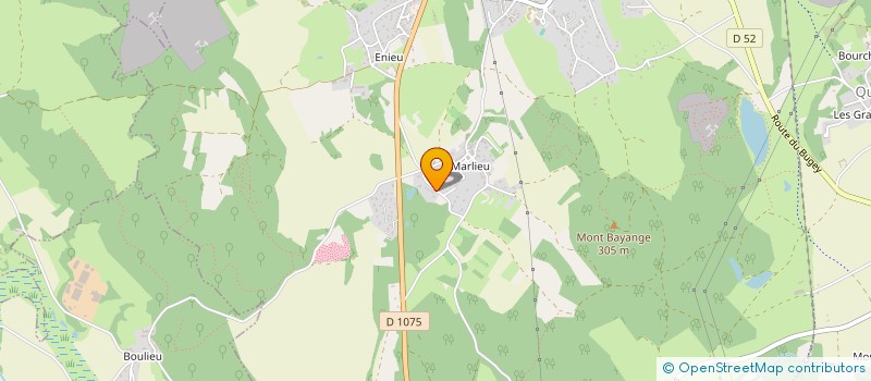 localisation de l'entreprise MONSIEUR MATHIS RHONE  BOUVESSE-QUIRIEU