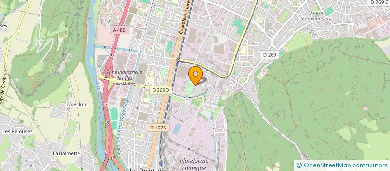 localisation de l'entreprise MONSIEUR MATHIS ROBERT  LE PONT-DE-CLAIX