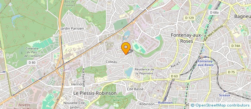 localisation de l'entreprise MONSIEUR MATHIS ROBIN  LE PLESSIS-ROBINSON