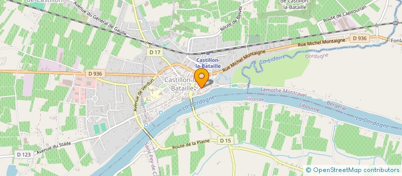 localisation de l'entreprise MONSIEUR MATHIS ROUSSEL  CASTILLON-LA-BATAILLE