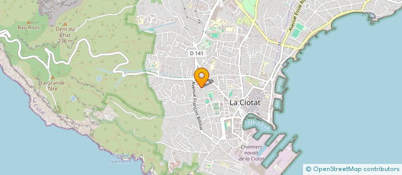 localisation de l'entreprise MONSIEUR MATHIS SANSONE à LA CIOTAT