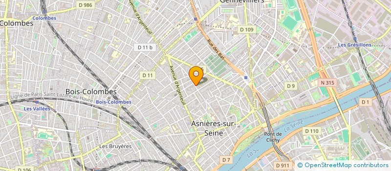 localisation de l'entreprise MONSIEUR MATHIS SEBBAN  ASNIERES-SUR-SEINE