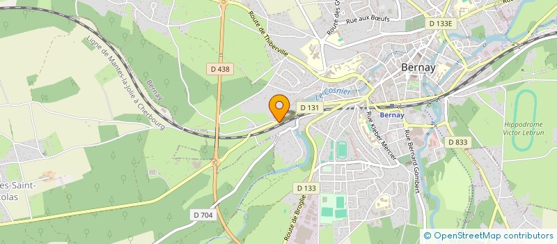 localisation de l'entreprise MONSIEUR MATHIS SECHET  BERNAY