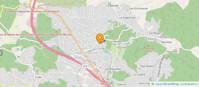 localisation de l'entreprise MONSIEUR MATHIS SIBONY  LA BOUILLADISSE