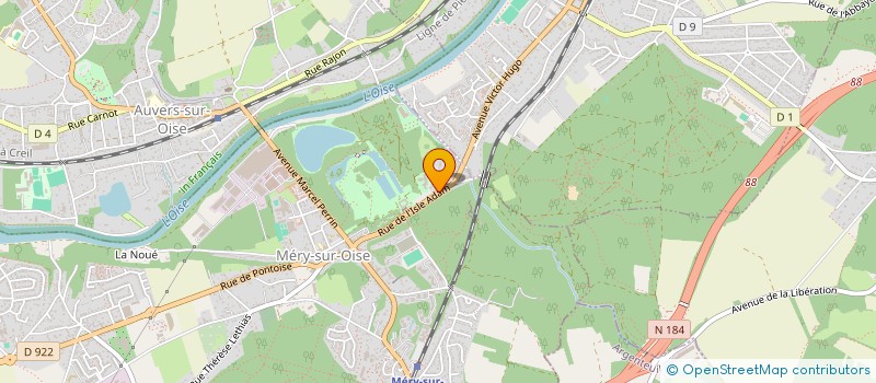 localisation de l'entreprise MONSIEUR MATHIS SMET  MERY-SUR-OISE