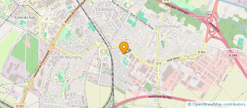 localisation de l'entreprise MONSIEUR MATHIS SZULEZEWSKI  CORMONTREUIL