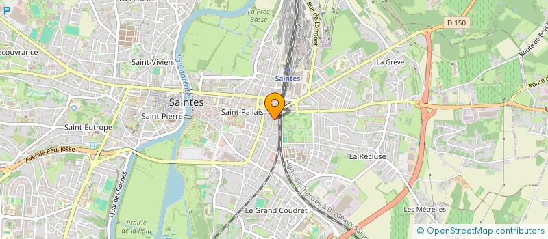 localisation de l'entreprise MONSIEUR MATHIS TAMIN  SAINTES