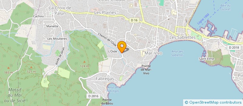 localisation de l'entreprise MONSIEUR MATHIS TARAVEL à LA SEYNE SUR MER