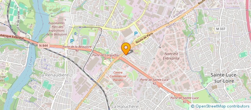 localisation de l'entreprise MONSIEUR MATHIS TEXERAUD  NANTES