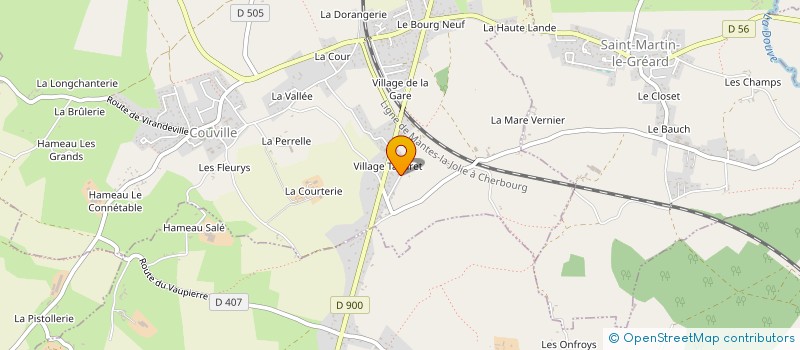 localisation de l'entreprise MONSIEUR MATHIS THURLURE  COUVILLE