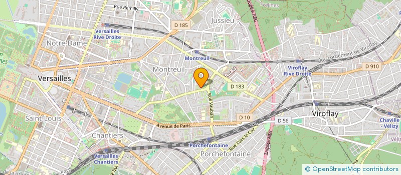 localisation de l'entreprise MONSIEUR MATHIS TIERCERY à VERSAILLES