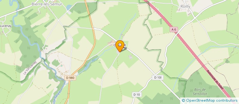 localisation de l'entreprise MONSIEUR MATHIS TOITOT  PRECY-SOUS-THIL