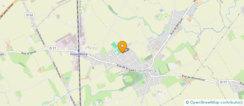 localisation de l'entreprise MONSIEUR MATHIS VAESKEN  ESQUELBECQ