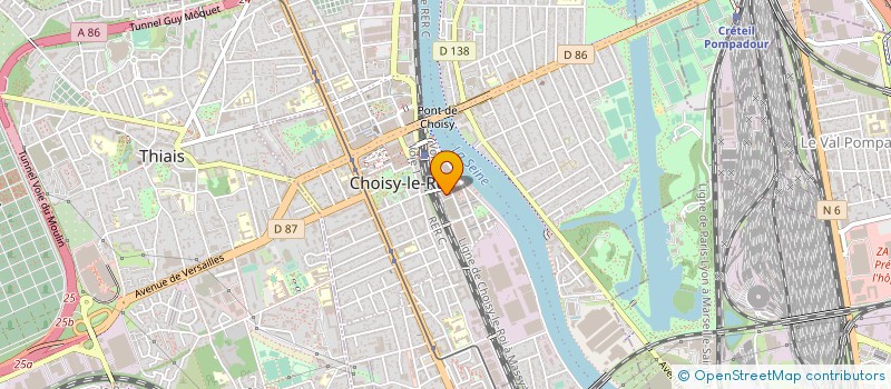 localisation de l'entreprise MONSIEUR MATHIS VERDOL  CHOISY-LE-ROI