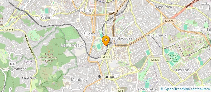 localisation de l'entreprise MONSIEUR MATHIS VINCENT à CLERMONT-FERRAND