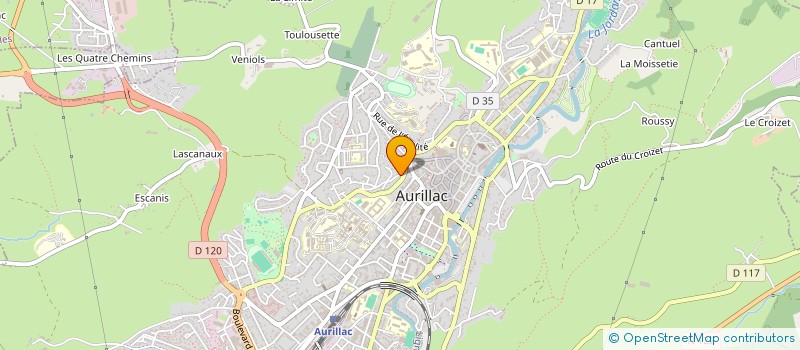 localisation de l'entreprise MONSIEUR MATHIS VIVIEN à AURILLAC