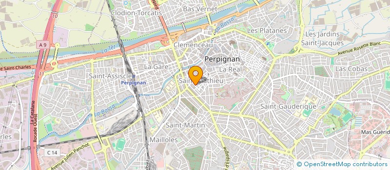 localisation de l'entreprise MONSIEUR MATHIS ZEGHOUANI  PERPIGNAN