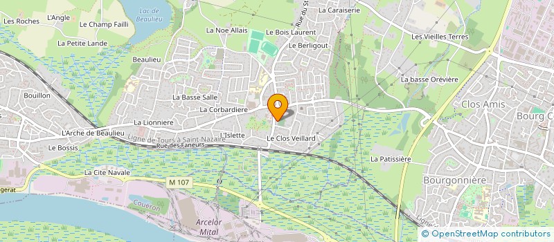 localisation de l'entreprise MONSIEUR MATHURIN AGUIAR  COUERON
