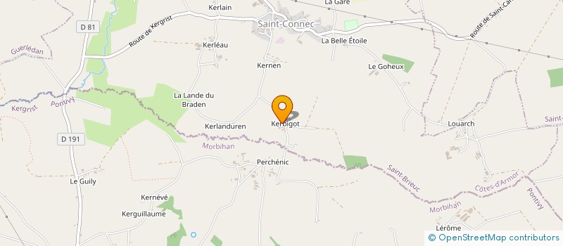 localisation de l'entreprise MONSIEUR MATHURIN ALLANO à SAINT-CONNEC