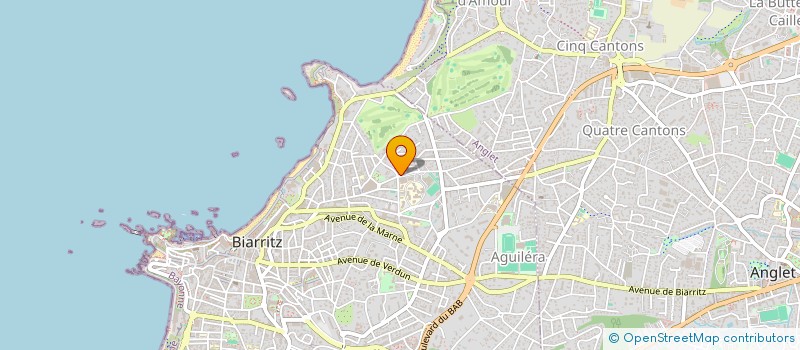 localisation de l'entreprise MONSIEUR MATHURIN COGUENANFF  BIARRITZ