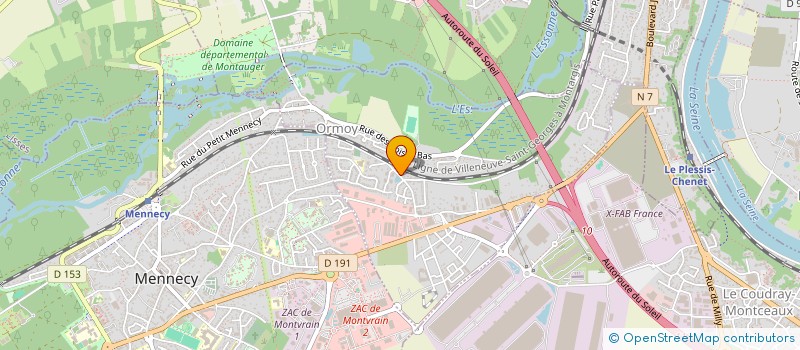 localisation de l'entreprise MONSIEUR MATHURIN CYPRIENNE  ORMOY