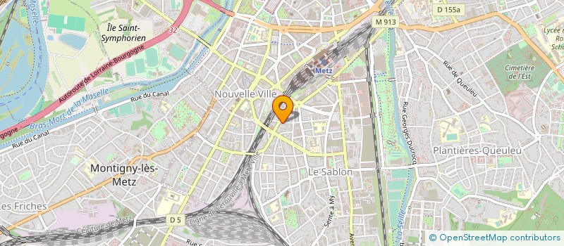 localisation de l'entreprise MONSIEUR MATHURIN DANIEL MARVEAUX  METZ