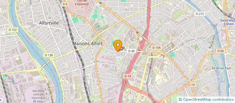 localisation de l'entreprise MONSIEUR MATHURIN GATINOIS  MAISONS-ALFORT