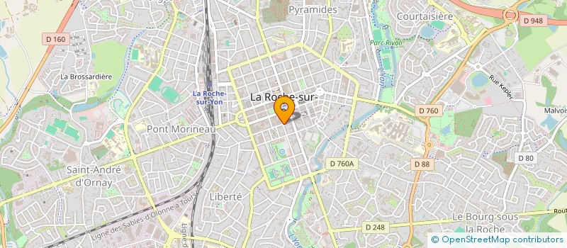 localisation de l'entreprise MONSIEUR MATHURIN GIROU  LA ROCHE-SUR-YON